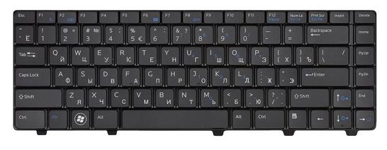 Клавиатура для ноутбука Dell Vostro (3300, 3400, 3500) Black, Light, RU - фото 2