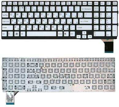 Клавиатура для ноутбука Sony Vaio (VPC-SE) Silver, (No Frame), RU Клавиатура для ноутбука Sony Vaio (VPC-SE) Silver, (No Frame), RU