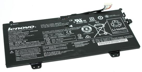 Аккумуляторная батарея для ноутбука Lenovo L14M4P73 700-11ISK 7.6V Black 4680mAh Orig Аккумуляторная батарея для ноутбука Lenovo L14M4P73 700-11ISK 7.6V Black 4680mAh Orig