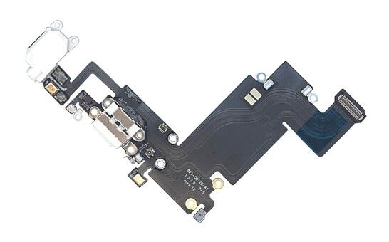 Шлейф разъема питания с аудио-разъемом для Apple iPhone 6S Plus белый Шлейф разъема питания с аудио-разъемом для Apple iPhone 6S Plus белый