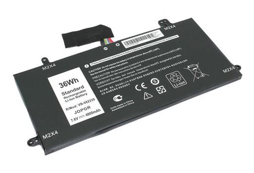 Аккумуляторная батарея для ноутбука Dell J0PGR Latitude 12 5285 7.6V Black 4800mAh OEM - фото 6
