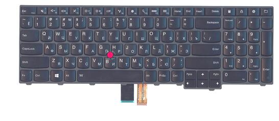 Клавиатура для ноутбука Lenovo ThinkPad Edge E545, E530, E535 с подсветкой (Light) Black, (Black Frame) RU - фото 2