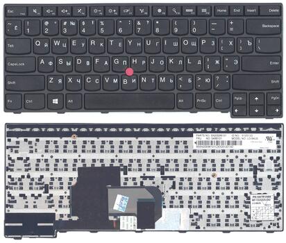 Клавиатура для ноутбука Lenovo ThinkPad (E450) с указателем (Point Stick), Black, (Black Frame), RU Клавиатура для ноутбука Lenovo ThinkPad (E450) с указателем (Point Stick), Black, (Black Frame), RU