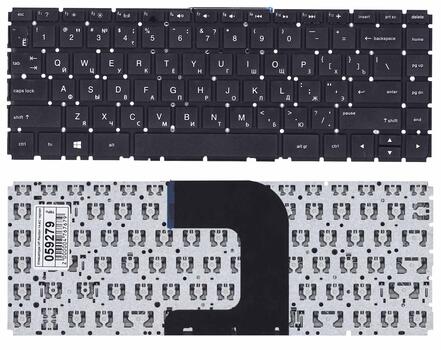 Клавиатура для ноутбука HP Pavilion (14-AC), Black, (No Frame) RU - фото 6
