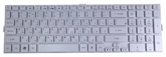 Клавиатура для ноутбука Acer Aspire 5943, 5943G, 8943, 8943G, 8950, 5950 Silver, RU Клавиатура для ноутбука Acer Aspire 5943, 5943G, 8943, 8943G, 8950, 5950 Silver, RU