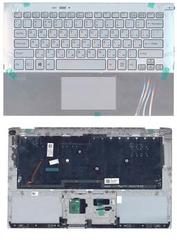 Клавиатура для ноутбука Sony Vaio (SVP11) Silver, (Silver TopCase), RU Клавиатура для ноутбука Sony Vaio (SVP11) Silver, (Silver TopCase), RU