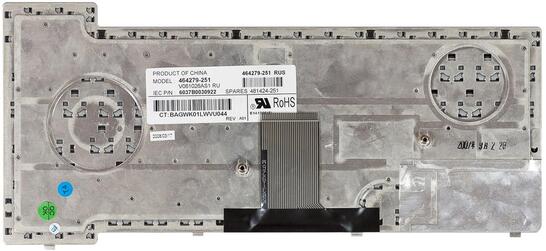 Клавиатура для ноутбука HP Compaq (NX7300, NX7400) Black, RU - фото 3