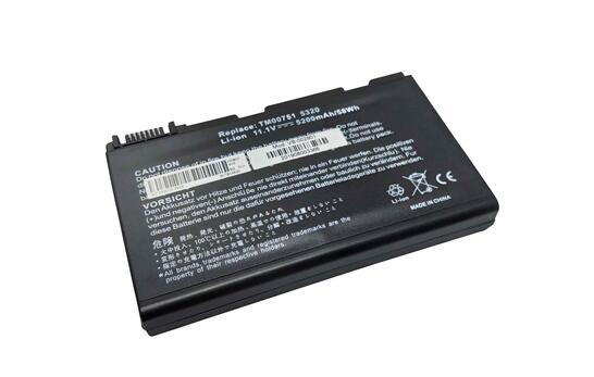 Аккумуляторная батарея для ноутбука Acer TM00741 Extensa 5210 11.1V Black 5200mAh OEM - фото 3
