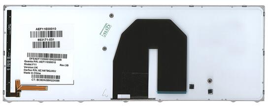 Клавиатура для ноутбука HP ProBook (5330M) с подсветкой (Light), Black, (Silver Frame) RU - фото 3