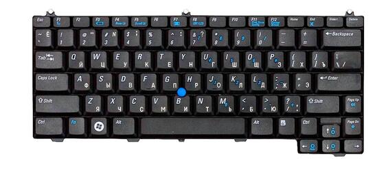 Клавиатура для ноутбука Dell Latitude (D420, D430), с указателем (Point Stick) Black, RU Клавиатура для ноутбука Dell Latitude (D420, D430), с указателем (Point Stick) Black, RU - фото 2