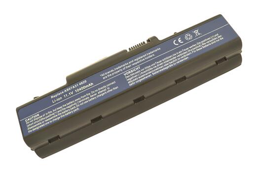 Усиленная аккумуляторная батарея для ноутбука Acer AS07A31 Aspire 2930 11.1V Black 10400mAh OEM - фото 2