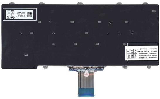 Клавиатура для ноутбука Dell Latitude E5250 E5250T E5270 E7250 E7270, XPS 12 9250 Latitude 12 7275 E7270 E5270  Black, (No Frame) RU Длина шлейфа 5 см. - фото 3
