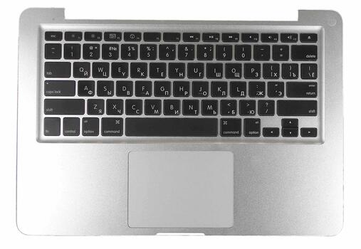 Клавиатура для ноутбука Apple MacBook Pro (A1278) 2011 Black, (Silver TopCase), RU (горизонтальный энтер) - фото 6