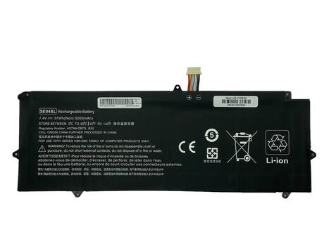 Аккумуляторная батарея для ноутбука HP SE04XL Pro X2 612 G2 7.4V Black 5000mAh OEM - фото 6
