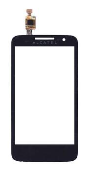 Тачскрин (Сенсорное стекло) для смартфона Alcatel One Touch M'Pop 5020D черное Тачскрин (Сенсорное стекло) для смартфона Alcatel One Touch M'Pop 5020D черное