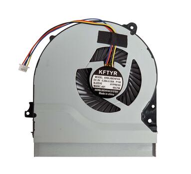 Вентилятор для ноутбука Asus K46, K56, S56, S550, X550, X553, R510, X450, 5V 0.25A 4-pin KFTYR