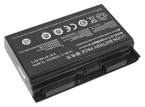 Аккумуляторная батарея для ноутбука DNS P150HMBAT-8 Clevo P150 14.8V Black 5200mAh Orig Аккумуляторная батарея для ноутбука DNS P150HMBAT-8 Clevo P150 14.8V Black 5200mAh Orig