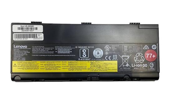 Аккумуляторная батарея для ноутбука Lenovo L17M6P51 Thinkpad P52 11.4V Black 7600mAh