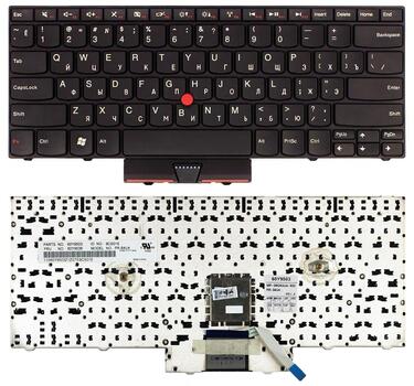 Клавиатура для ноутбука Lenovo ThinkPad Edge (13), с указателем (Point Stick) Black, RU Клавиатура для ноутбука Lenovo ThinkPad Edge (13), с указателем (Point Stick) Black, RU