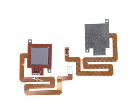 Шлейф со сканером отпечатка пальца для Xiaomi Redmi 4 серый Шлейф со сканером отпечатка пальца для Xiaomi Redmi 4 серый