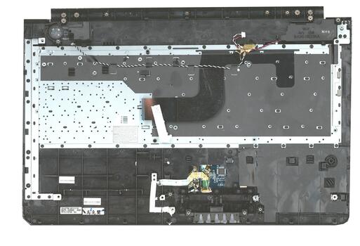 Клавиатура для ноутбука Samsung (RC520) Black, (Gray TopCase), RU - фото 3
