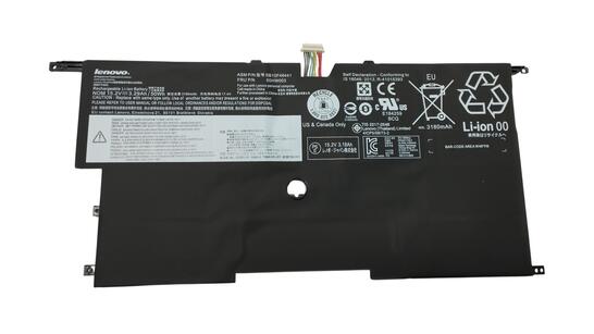 Аккумуляторная батарея для ноутбука Lenovo 00HW002 Thinkpad X1 Carbon 20BS 15.2V Black 3290mAh