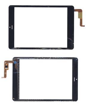 Тачскрин (Сенсорное стекло) для планшета PB78JG2075 черный для IconBit NetTab Skat Quad 3G (NT-3805C), Cube U55GT. Видимая область: 160 х 120 мм, Размер: 198 х 132 мм / Вес - 47 г, Шлейф: PB78JG2075