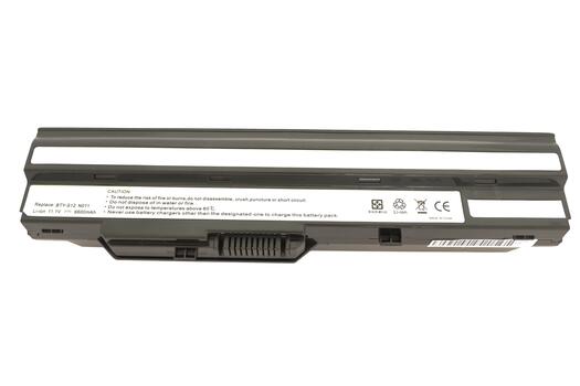 Усиленная аккумуляторная батарея для ноутбука MSI BTY-S12 Wind U100 11.1V Black 6600mAh OEM - фото 4