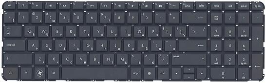 Клавиатура для ноутбука HP Pavilion (DV7-7000) Black, (No Frame) RU - фото 2
