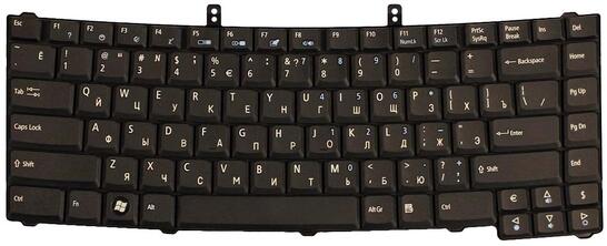 Клавиатура для ноутбука Acer Extensa 4120, 4220, 4230, 4420, 4620, 4620Z, 5120, 5210, 5220, 5420, 5430, 5610, 5620, 5620G Black, RU - фото 2