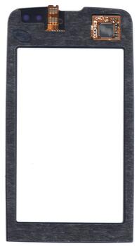 Тачскрин (Сенсорное стекло) для смартфона Nokia Asha 311 черный - фото 2