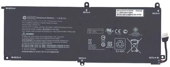 Аккумуляторная батарея для планшета HP KK04XL Pro X2 612 G1 7.4 V Black 3820mAh Orig Аккумуляторная батарея для планшета HP KK04XL Pro X2 612 G1 7.4 V Black 3820mAh Orig