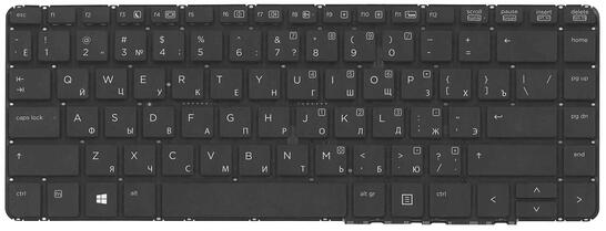 Клавиатура для ноутбука HP ProBook (640 G1) с подсветкой (Light), Black, (No Frame) RU - фото 2