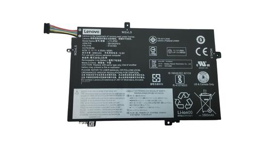 Аккумуляторная батарея для ноутбука Lenovo L17M3P54 ThinkPad L480 11.1V Black 3880mAh