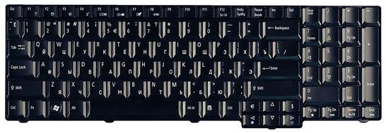 Клавиатура для ноутбука Acer Aspire 5335, 6530, 6530G, 6930, 6930G, 7720, 7100, 7730, 8920, 8920G, 8930, 8930G Black, RU - фото 2