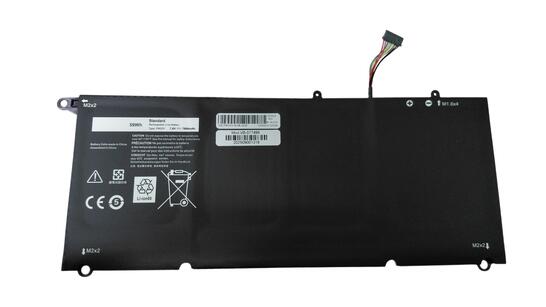 Аккумуляторная батарея для ноутбука Dell PW23Y XPS 13 (9360) 7.6V Black 7800mAh OEM