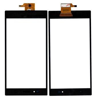 Тачскрин (Сенсорное стекло) для смартфона Sony Xperia Z Ultra C6833 черный
