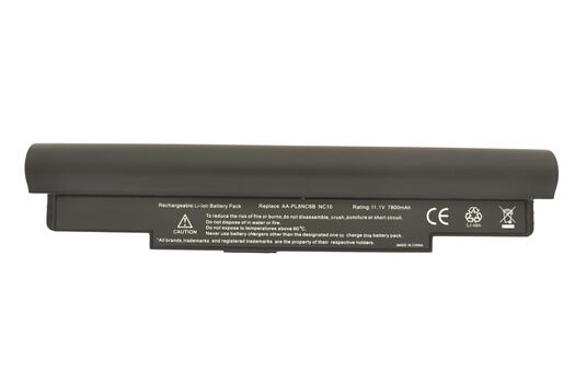 Усиленная аккумуляторная батарея для ноутбука Samsung AA-PB6NC6W NC10 11.1V Black 7800mAh OEM