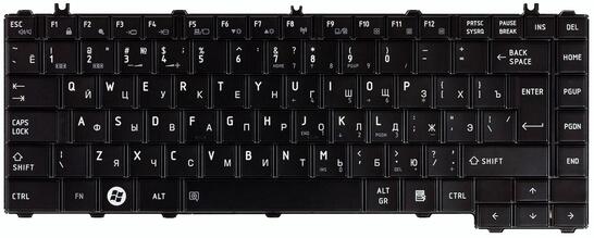 Клавиатура для ноутбука Toshiba Satellite (C600, C640, C645, C645D, L600, L600D, L630, L635, L640, L640D, L645, L645D, L745, L745D, L700, L700D, L700-T23R, L700-C305B, L735) Black, RU (вертикальный энтер) Клавиатура для ноутбука Toshiba Satellite (C600, C640, C645, C645D, L600, L600D, L630, L635, L640, L640D, L645, L645D, L745, L745D, L700, L700D, L700-T23R, L700-C305B, L735) Black, RU (вертикальный энтер) - фото 2