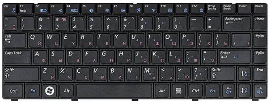 Клавиатура для ноутбука Samsung (R420, R418, R423, R425, R428, R429, R469, RV41, RV408) Black, RU - фото 7