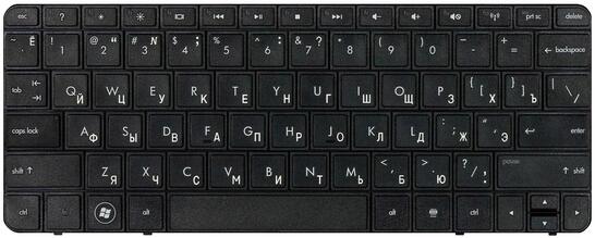 Клавиатура для ноутбука HP Compaq (Mini 110-3000) Black, RU - фото 2