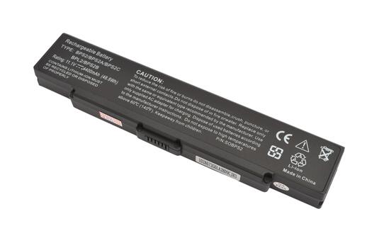 Аккумуляторная батарея для ноутбука Sony VAIO VGP-BPS2C VGN-FE 11.1V Black 4400mAh OEM - фото 3