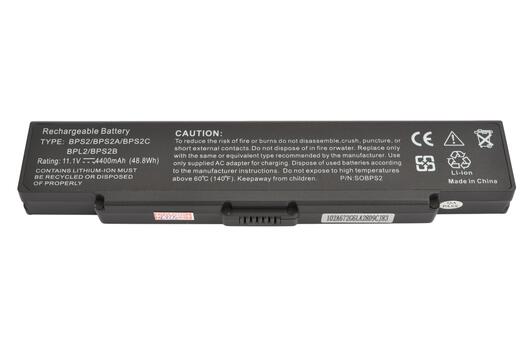 Аккумуляторная батарея для ноутбука Sony VAIO VGP-BPS2C VGN-FE 11.1V Black 4400mAh OEM - фото 4