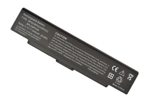 Аккумуляторная батарея для ноутбука Sony VAIO VGP-BPS2C VGN-FE 11.1V Black 4400mAh OEM - фото 5