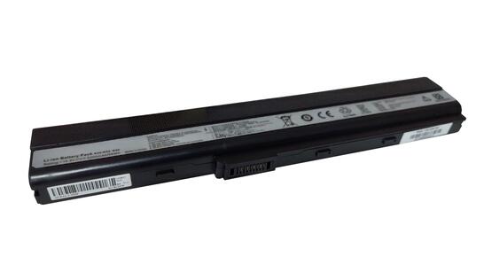 Аккумуляторная батарея для ноутбука Asus A42-K52 10.8V Black 5200mAh OEM Аккумуляторная батарея для ноутбука Asus A42-K52 10.8V Black 5200mAh OEM