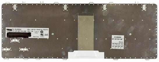 Клавиатура для ноутбука Lenovo IdeaPad Y450, Y450A, Y450G, Y550, Y550A, Y460, Y560, B460 White, (White Frame), RU - фото 8