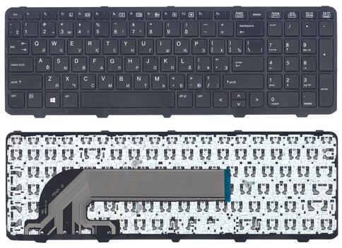 Клавиатура для HP ProBook (450 G0, 450 G1, 450 G2, 455 G1, 455 G2, 470 G0, 470 G1, 470 G2) Black, (Black Frame), RU Клавиатура для HP ProBook (450 G0, 450 G1, 450 G2, 455 G1, 455 G2, 470 G0, 470 G1, 470 G2) Black, (Black Frame), RU
