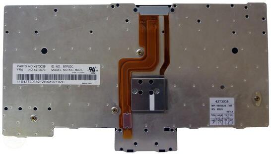 Клавиатура Lenovo ThinkPad (X60, X60S, X60T, X61, X61S, X61T) с указателем (Point Stick) Black, RU - фото 3