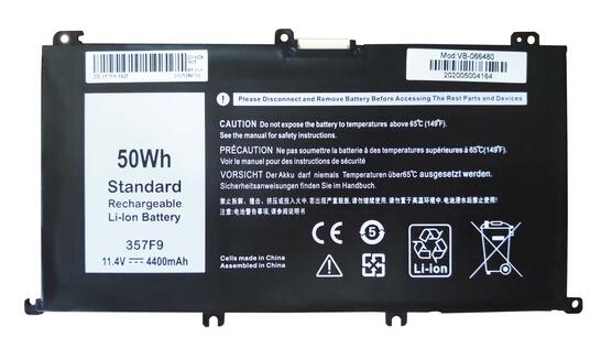Аккумуляторная батарея для ноутбука Dell 357F9 Inspiron 15 7000 11.4V Black 5200mAh OEM Аккумуляторная батарея для ноутбука Dell 357F9 Inspiron 15 7000 11.4V Black 5200mAh OEM
