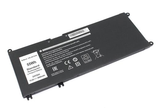 Аккумуляторная батарея для ноутбука Dell 33YDH Inspiron 13 7353 15.2V Black 3600mAh OEM